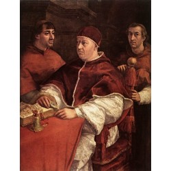 Pope Leo X with Cardinals...