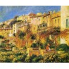 Terrace in Cagnes 1905 by Pierre Auguste Renoir-Art gallery oil painting reproductions